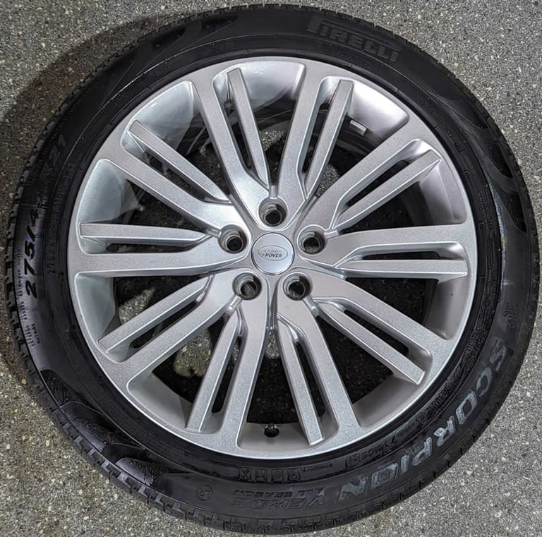 21" GENUINE LAND ROVER DISCOVERY STYLE 1012 ALLOY WHEELS & TYRES