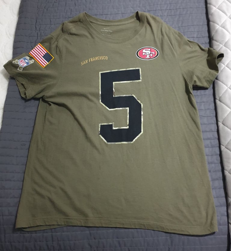 image for 49ers salute to service large t shirt