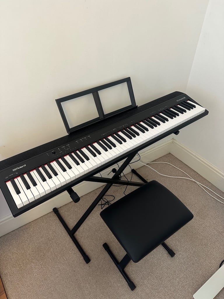 Roland Go:Piano PX 88 Key Digital Piano with Stand, Stool and Headphones