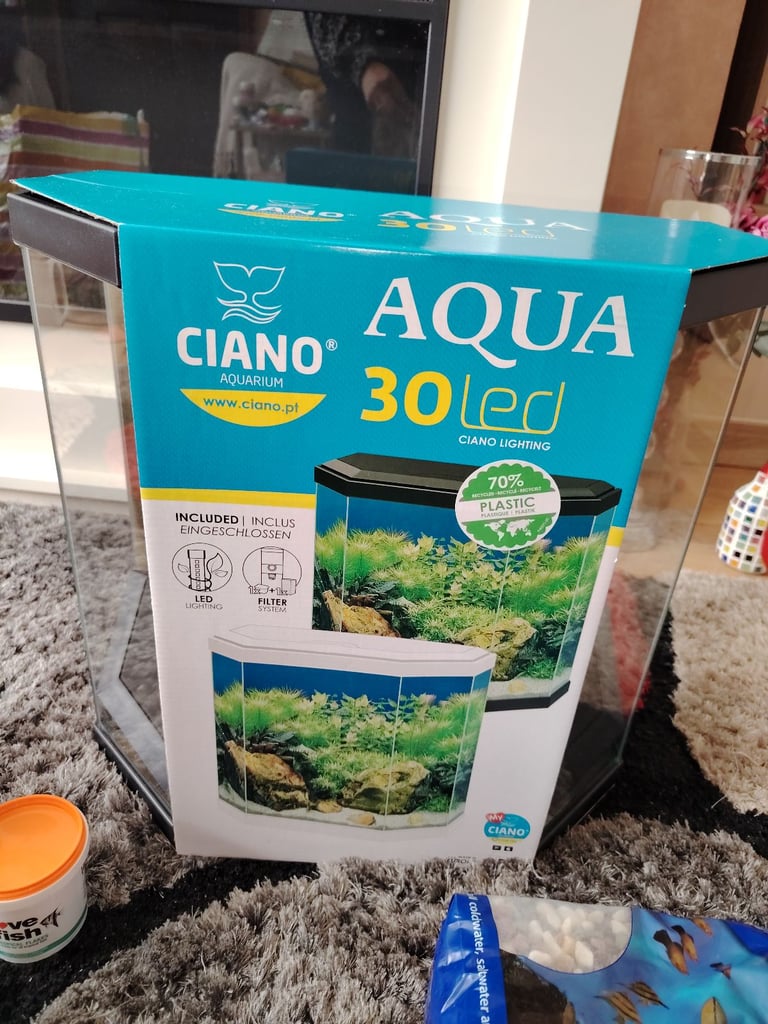 image for New fish tank and accessories 