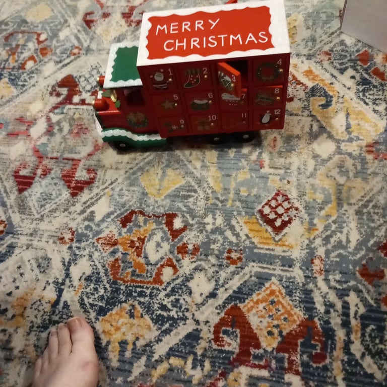 Christmas decoration lorry advent calendar 