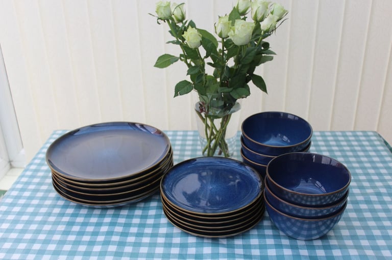 Dinner Service - Stoneware Dark Blue