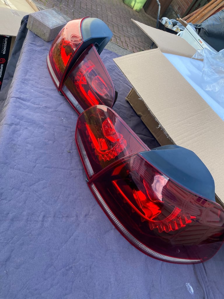image for Golf Mk6 R Taillights plus spare outer unit
