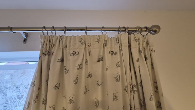 Nursery/kids bedroom curtains + lampshade