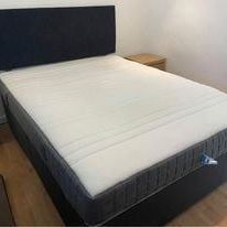 Strong King Bed with Comfortable Mattress – Cash on Delivery