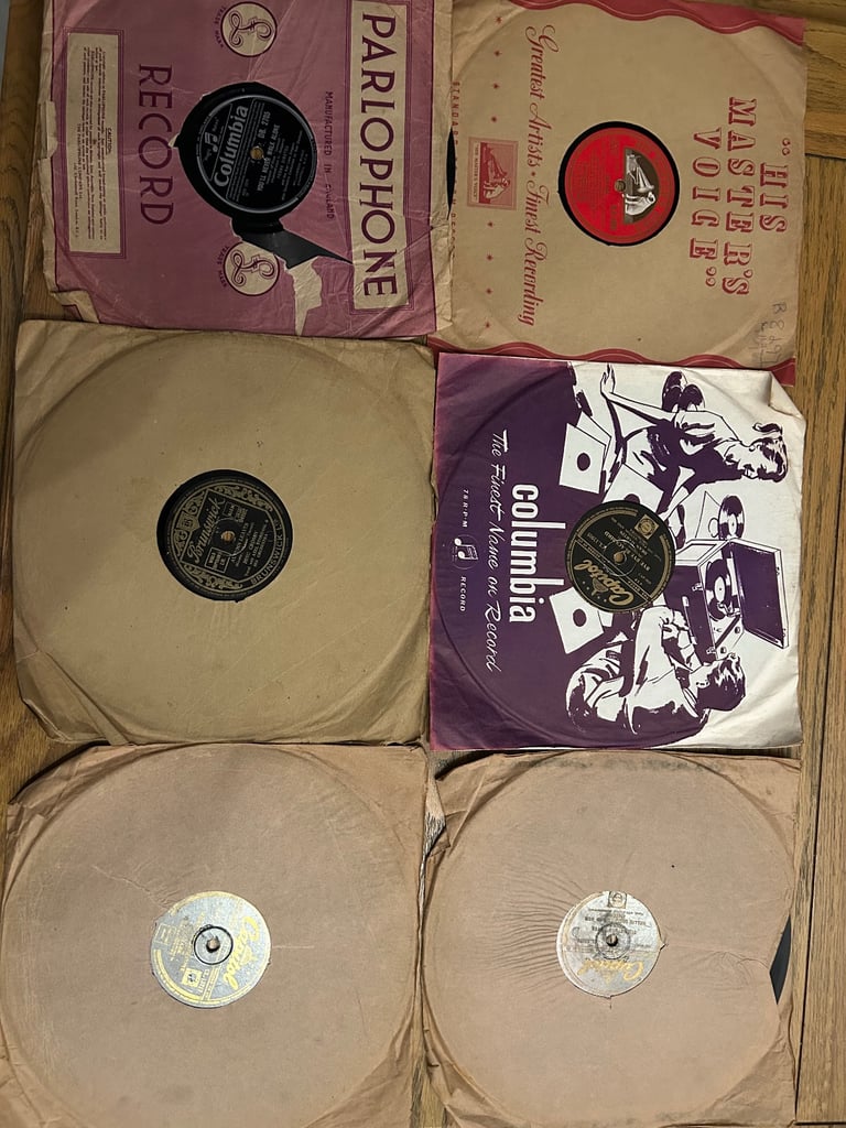 image for 78RPM Records LP Job Lot Bundle 49 RECORDS IN TOTAL. Inc You'll Never walk Alone