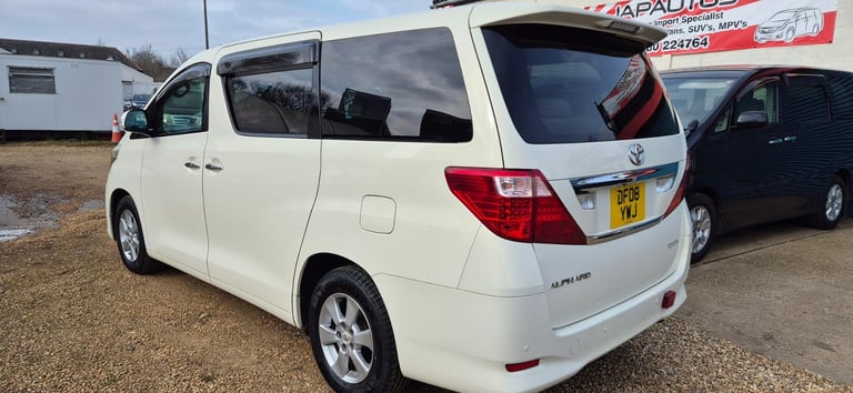 2008 Toyota Alphard,NEW SHAPE  66,749 Miles, 2.4 Litre, Petrol, Automatic