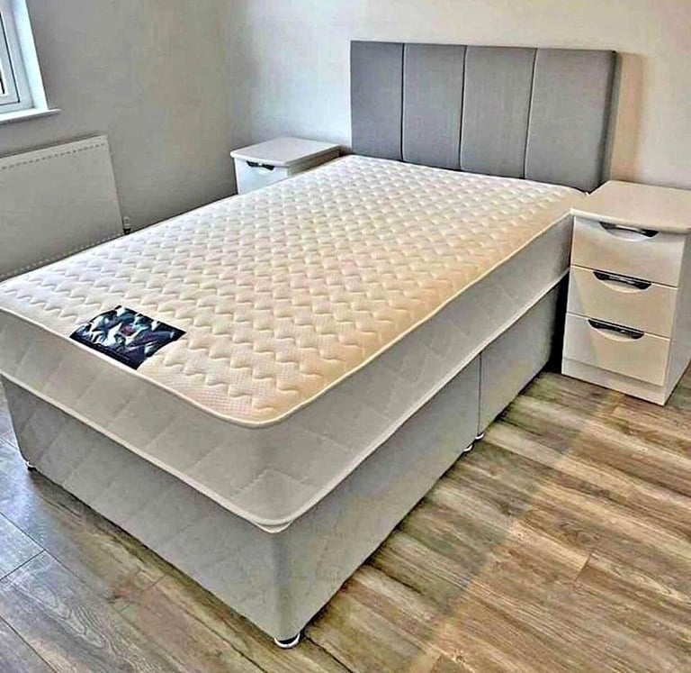 Divan Double (Single / King Size) Bed+Mattress CLEARANCE SALE ON BRAND NEW BEDS WITH MATTRESSES
