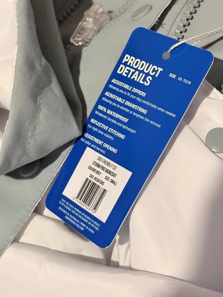 Storm Pro Dog Raincoat - Small