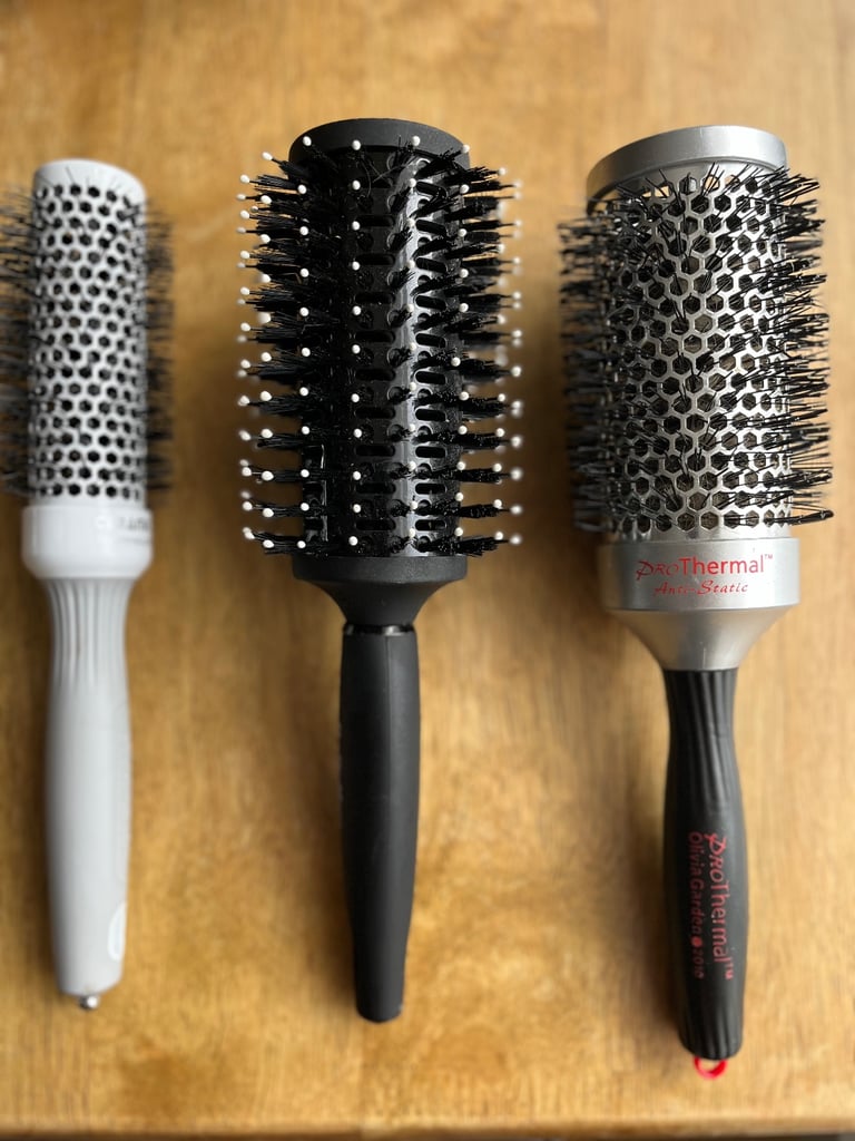 image for Styling hair round brushes x 3