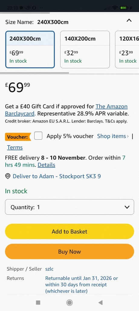 Large 300x240 grey rug