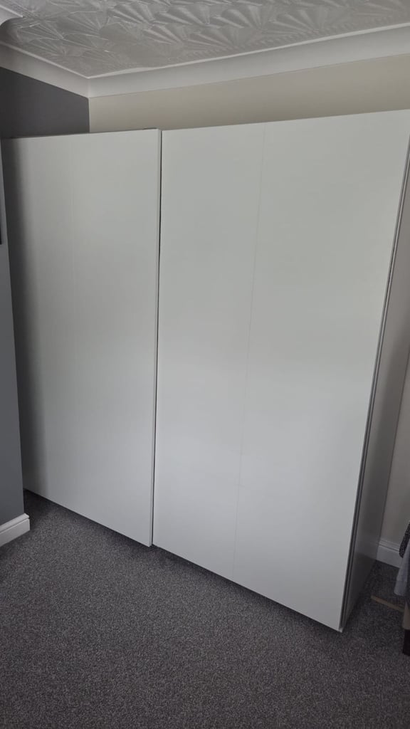 image for Ikea double sliding door wardrobe 