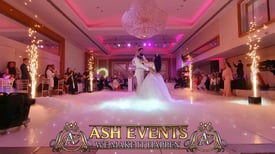image for Ash Events Wedding DJ Dry Ice Sparklers LED Dancefloor Dhol Mehndi