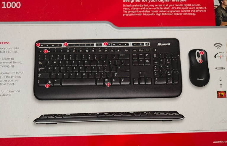 Microsoft wireless Keyboard & Mouse 