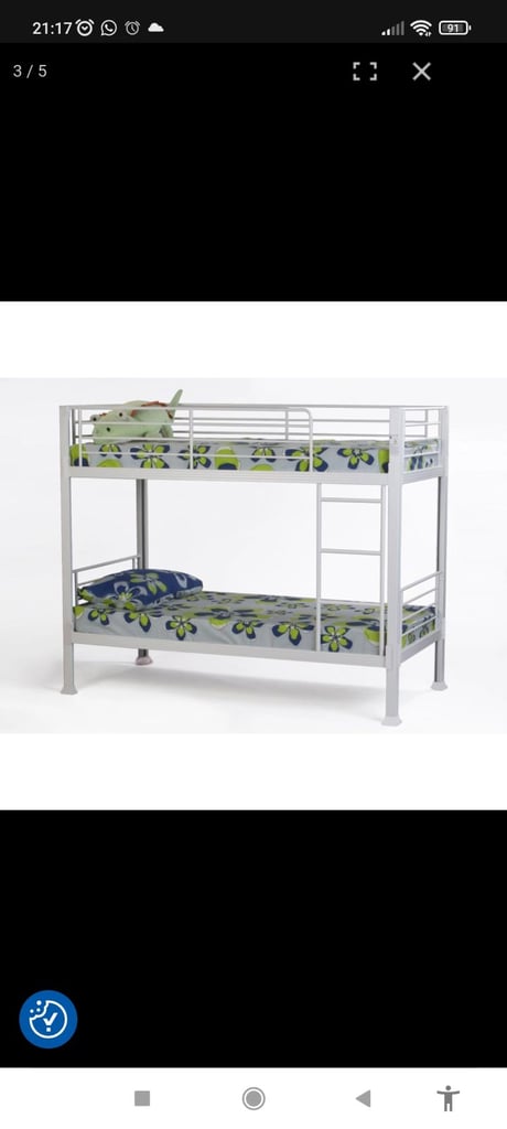 image for White Bunk Bed