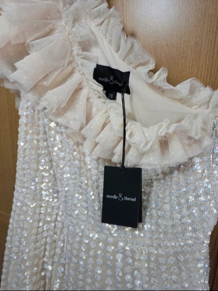 Needle & Thread One Shoulder Ankle Gown