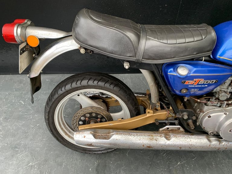 SUZUKI GT500 1976 CLASSIC RESTORATION PROJECT HPI CLEAR