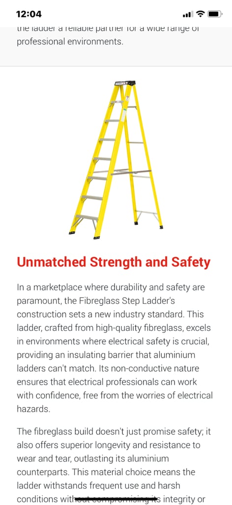 image for Werner 8 Tread Ladders Only 