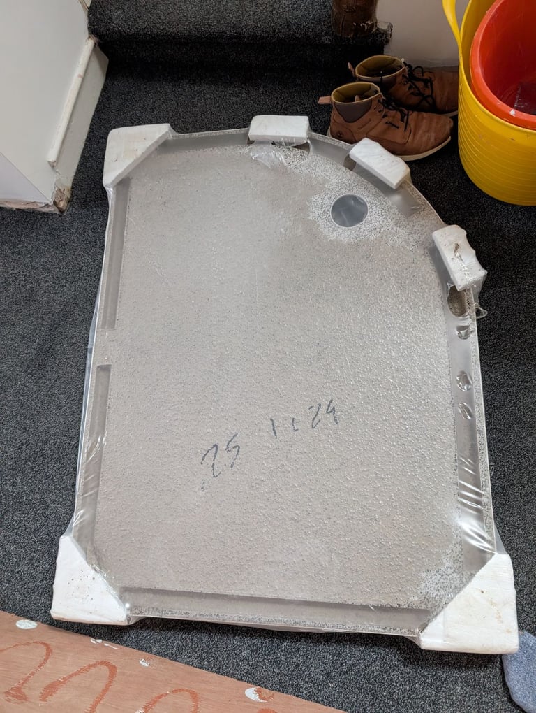 Purestone Offset Quadrant Shower Tray 1200 x 900mm Left Hand