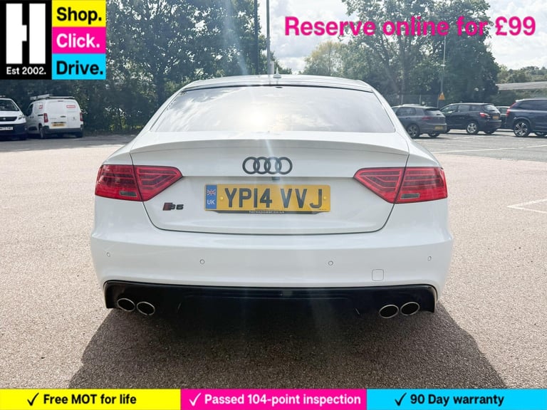 2014 Audi S5 3.0 TFSI V6 Black Edition Sportback S Tronic quattro Euro 5 (s/s) 5dr HATCHBACK Petr...