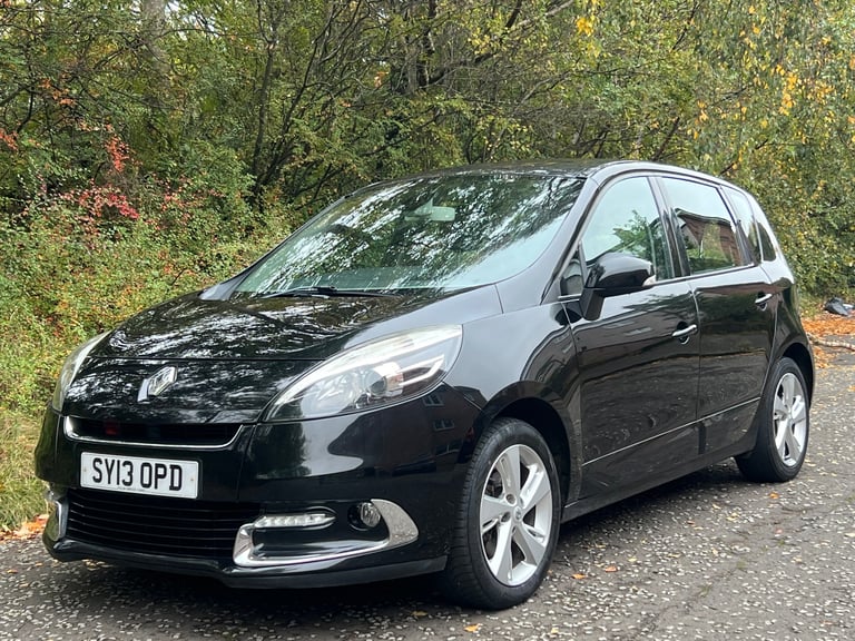 2013 RENAULT SCENIC D-QUE TT ENERGY DCI, (1461 cc), SERVICE HISTORY, LOW MILES, 08/06/2026 MOT
