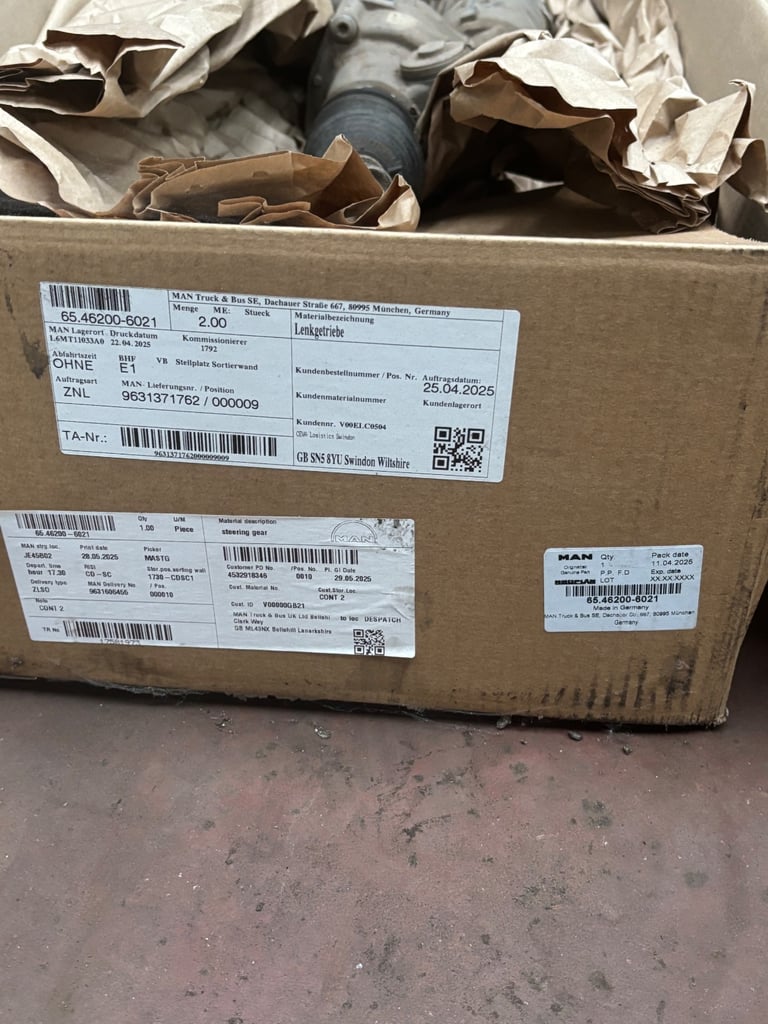 VW Crafter/Man Electric Power Steering Rack Assembly Spares or Repairs