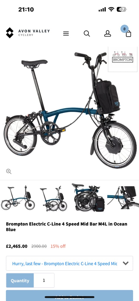 Brompton folding bike any for sale
