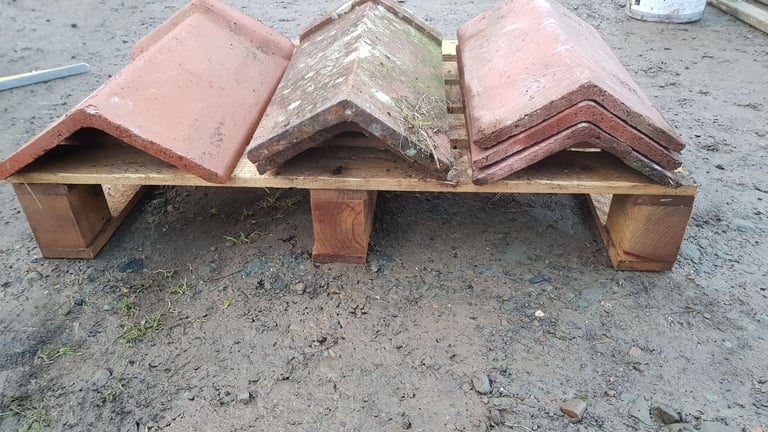 Reclaimed Clay Ridge Tiles 
