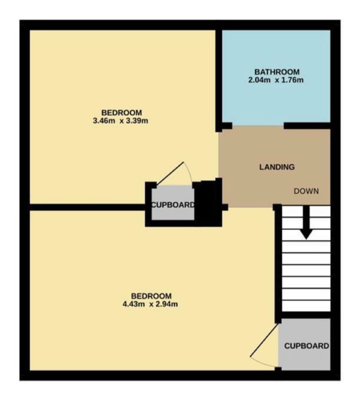 2 Bed semi detached House 