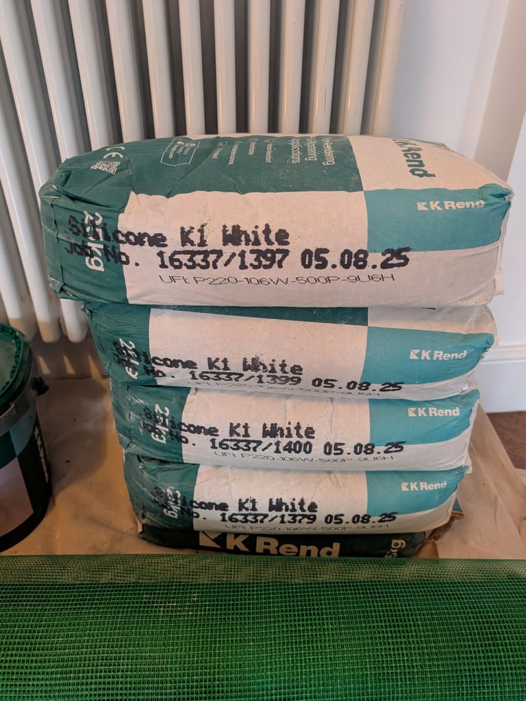 K Render Bulk Buy ( Silicone K1 White, Mesh and Bonding Aid R10)