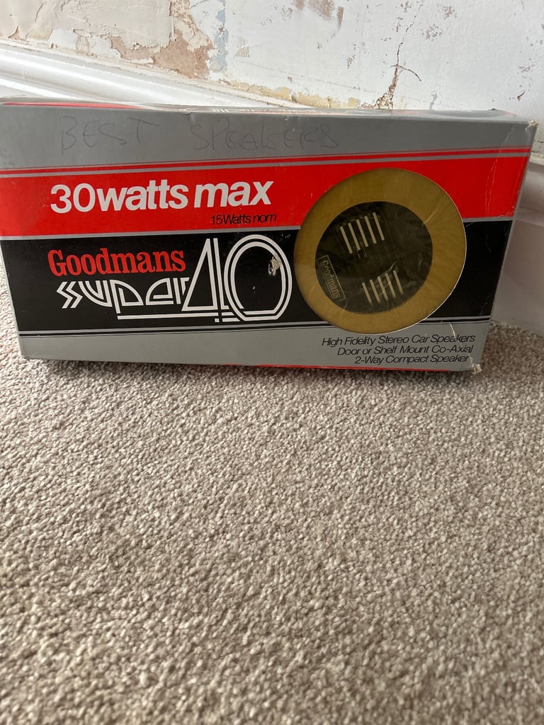 Car door speakers 