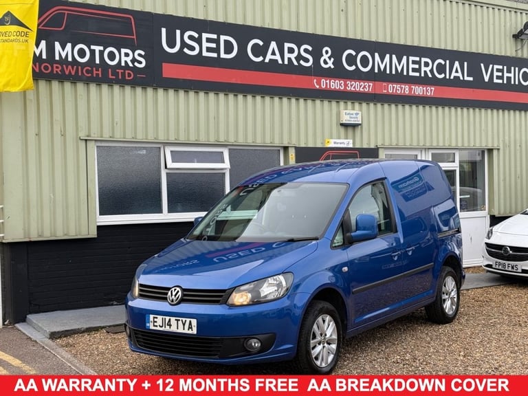 2014 14 VOLKSWAGEN CADDY 1.6 TDI C20 HIGHLINE PANEL VAN 4DR DIESEL MANUAL L1 H1 