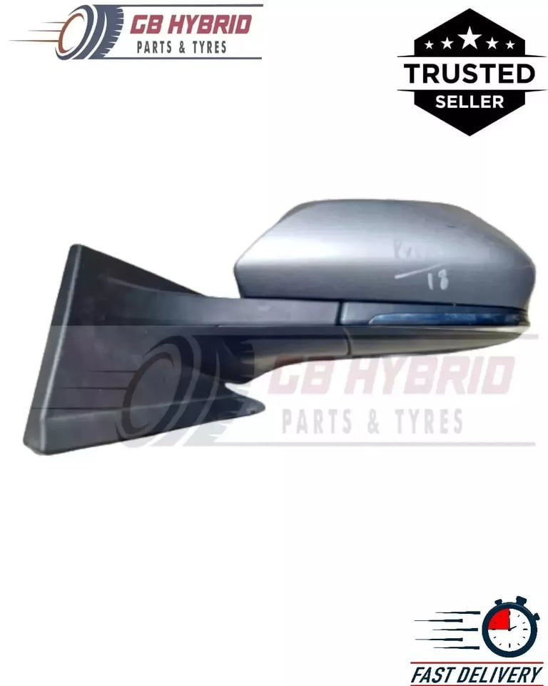 Toyota Prius 2016-2018 Left Side Mirror Silver Electric Fold Heated