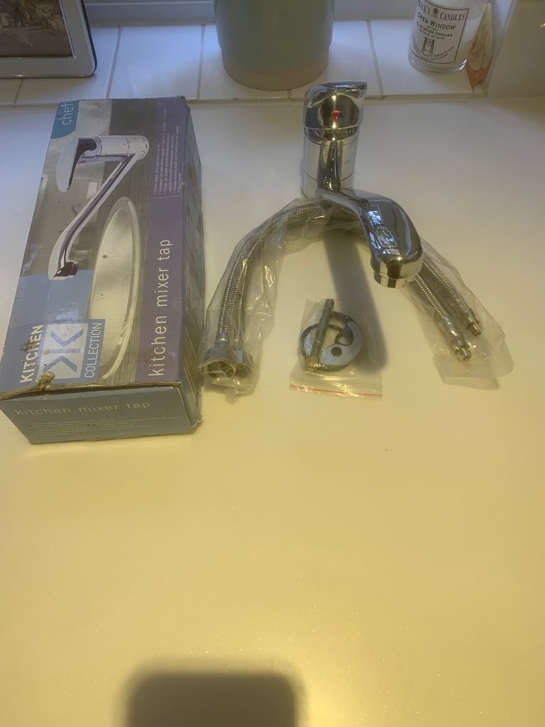 New kitchen mixer tap 