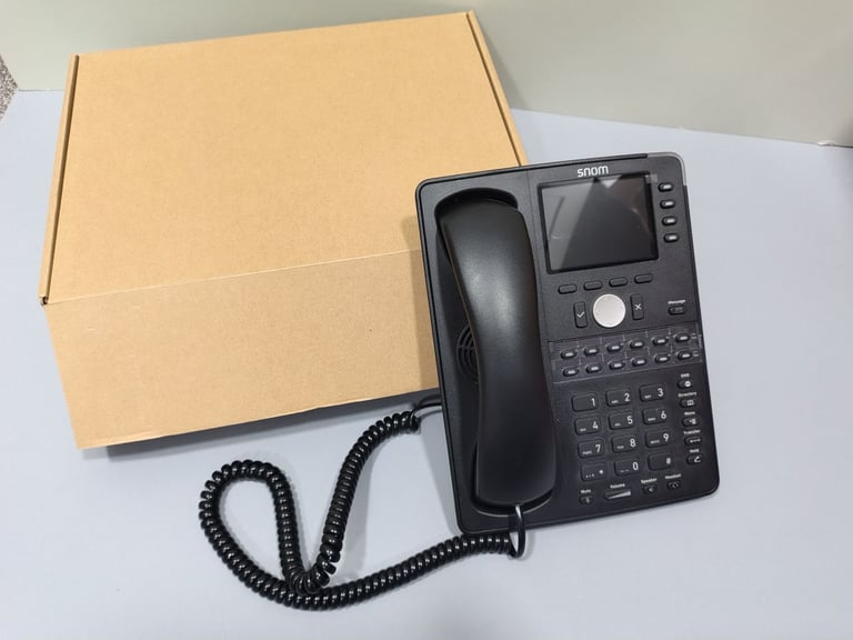 Snom VoIP SIP telephones - three types plus extension panel