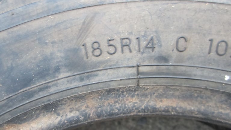 Various selection of car tyres