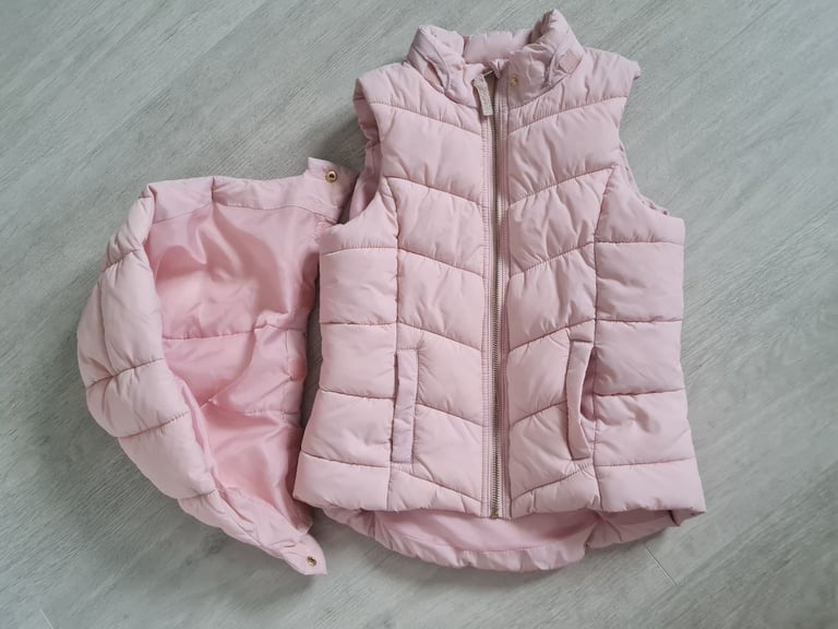 H&M padded gilet hood warmer 8 /10 years