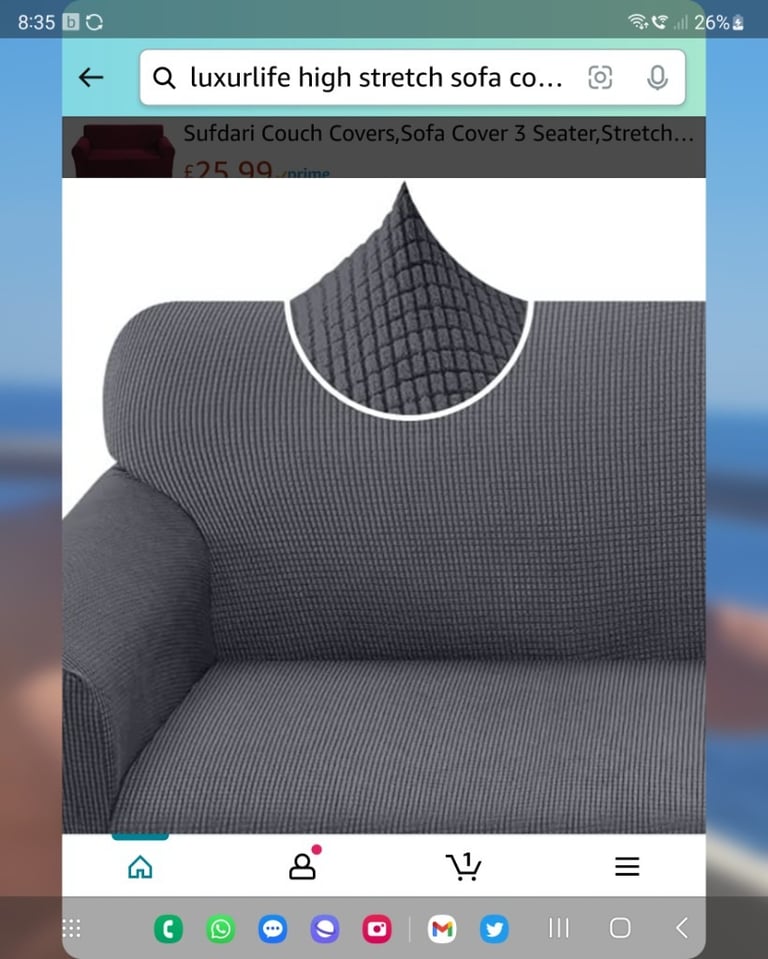 GREY sofa covers in Swansea Gumtree