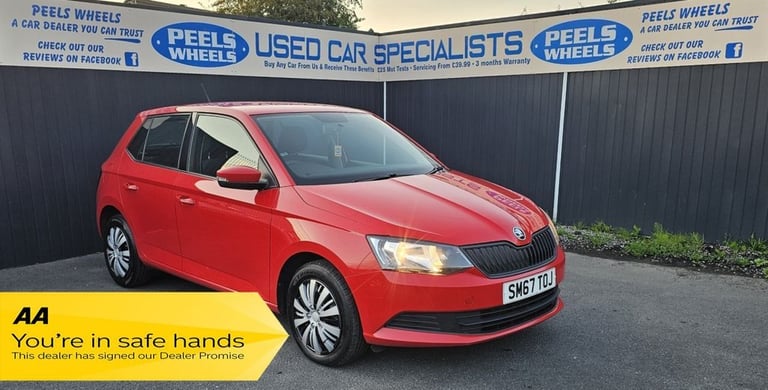 image for 2018 67 SKODA FABIA 1.0 S HATCHBACK 5DR PETROL MANUAL EURO 6 (60 PS)