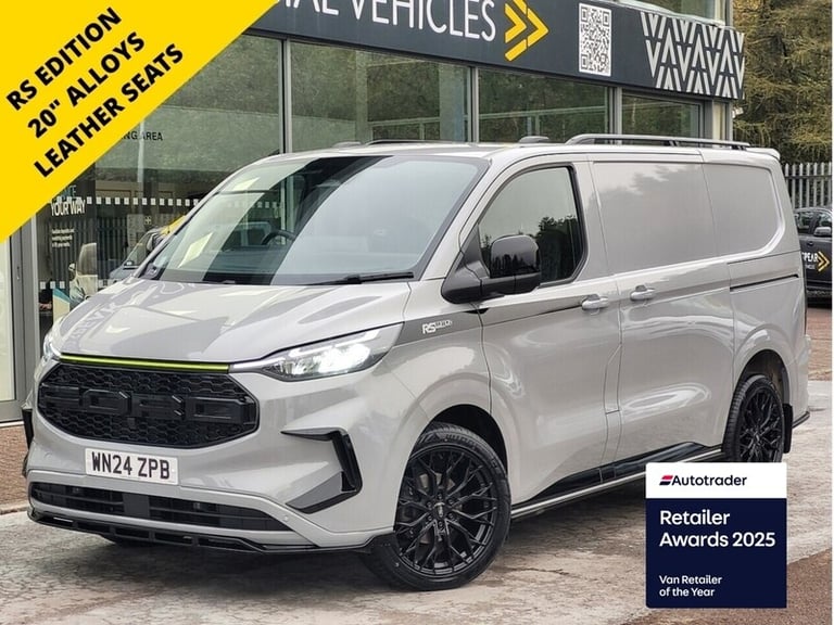 2024 Ford Transit Custom SWB TDCI 136ps 300 EcoBlue Limited RS Edition, 20 Alloys, Heated Leather...