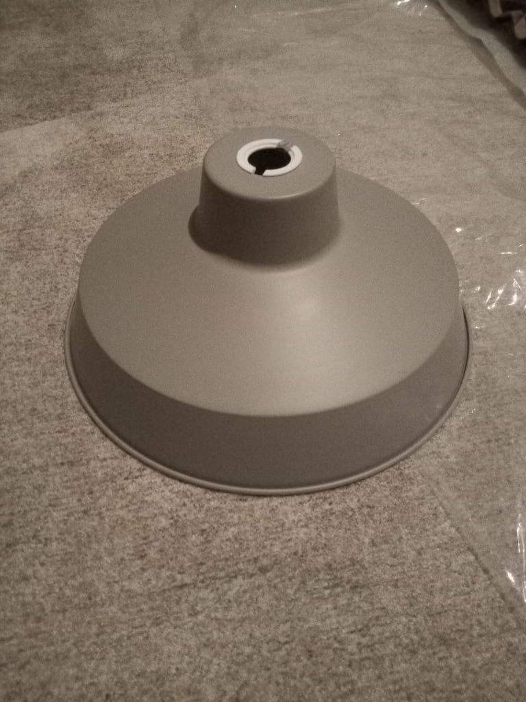 image for Lamp shade/ceiling/grey &whiteNEW