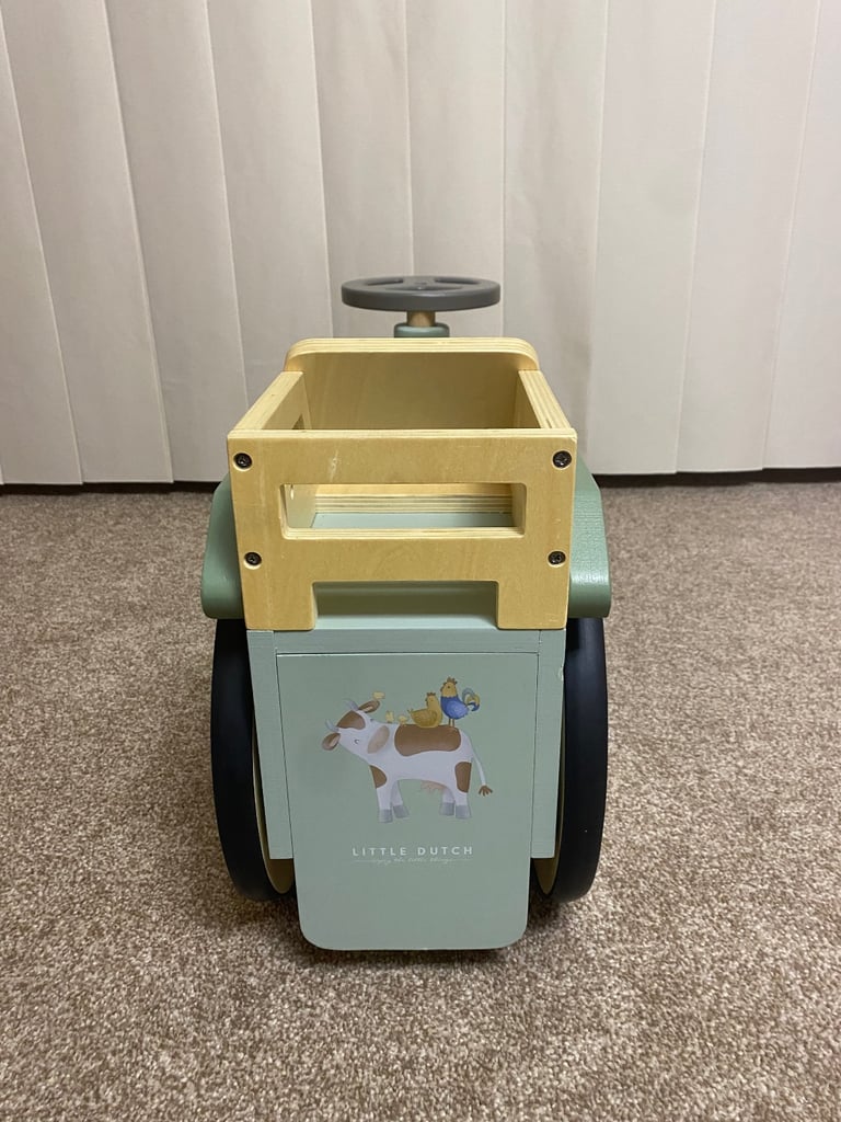Little Dutch Walking Wooden Tractor 