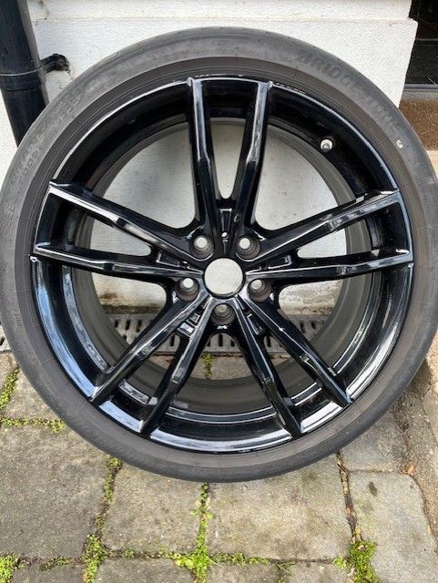 BMW 19inch 791 M Sport Double Spoke Jet Black Light Alloy Wheels