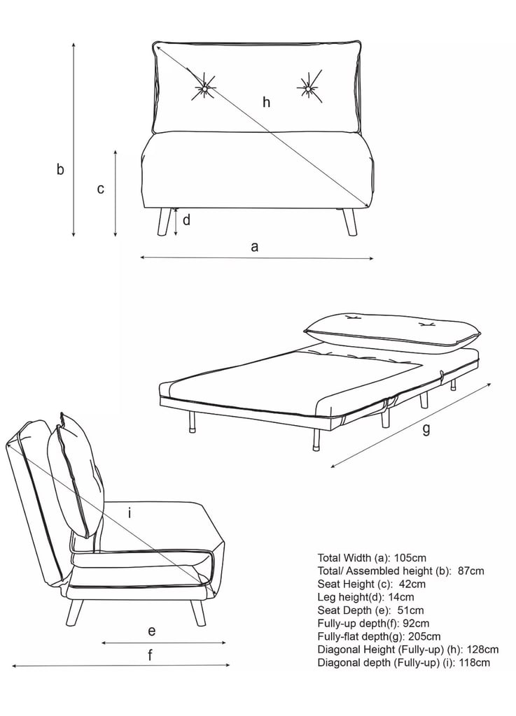 John Lewis Chair Bed
