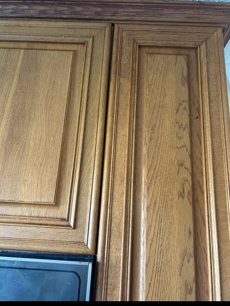 Solid wood kitchen used