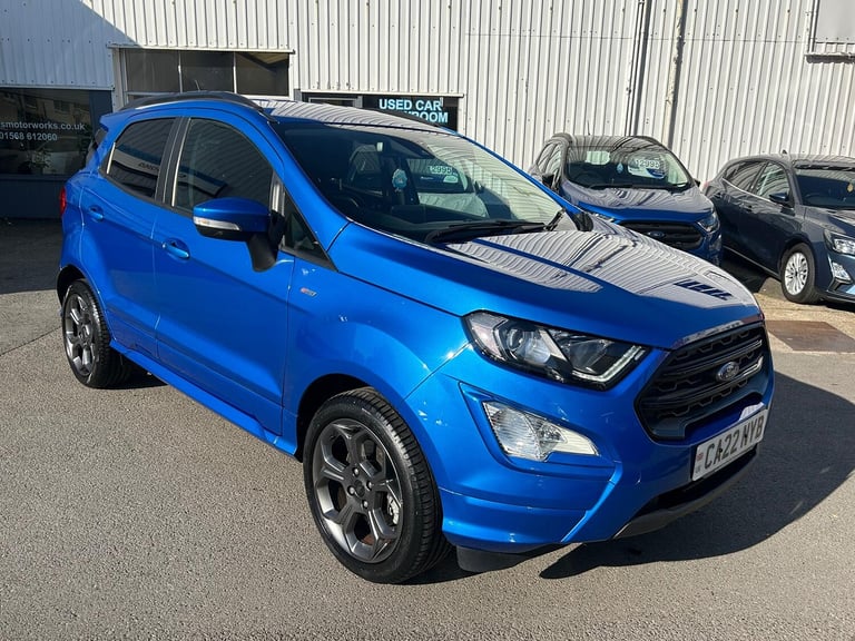 FORD ECOSPORT ST-Line 5 Door 1.0T EcoBoost 125PS, only 2586 miles!!! 2022