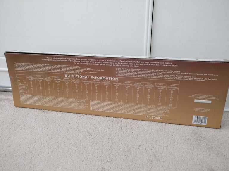 Cocktail mixers gift set