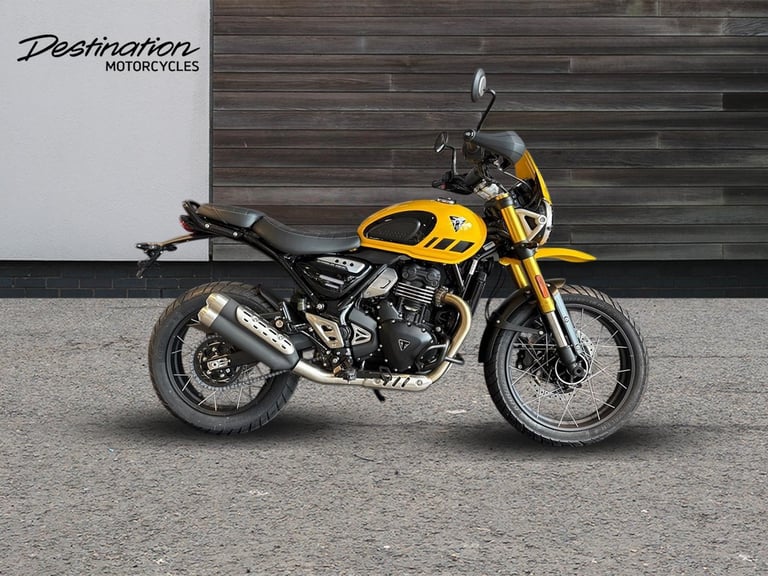 image for 2025 Triumph SCRAMBLER STANDARD COLOUR yellow Manual