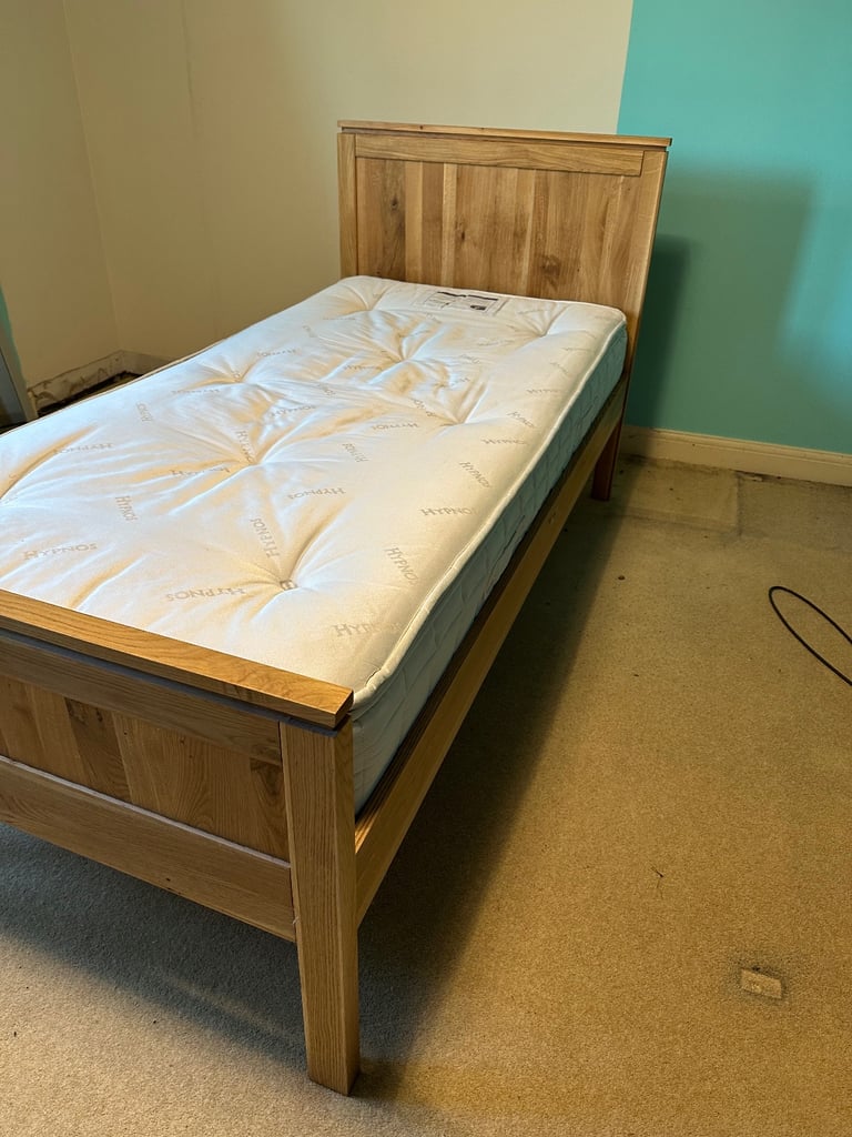Oak Furniture Land Single Bed with Mattress
