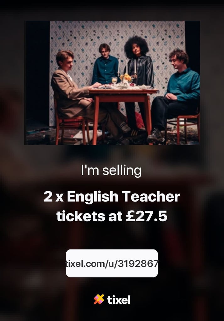 2 tickets for English Teacher at The Roundhouse 